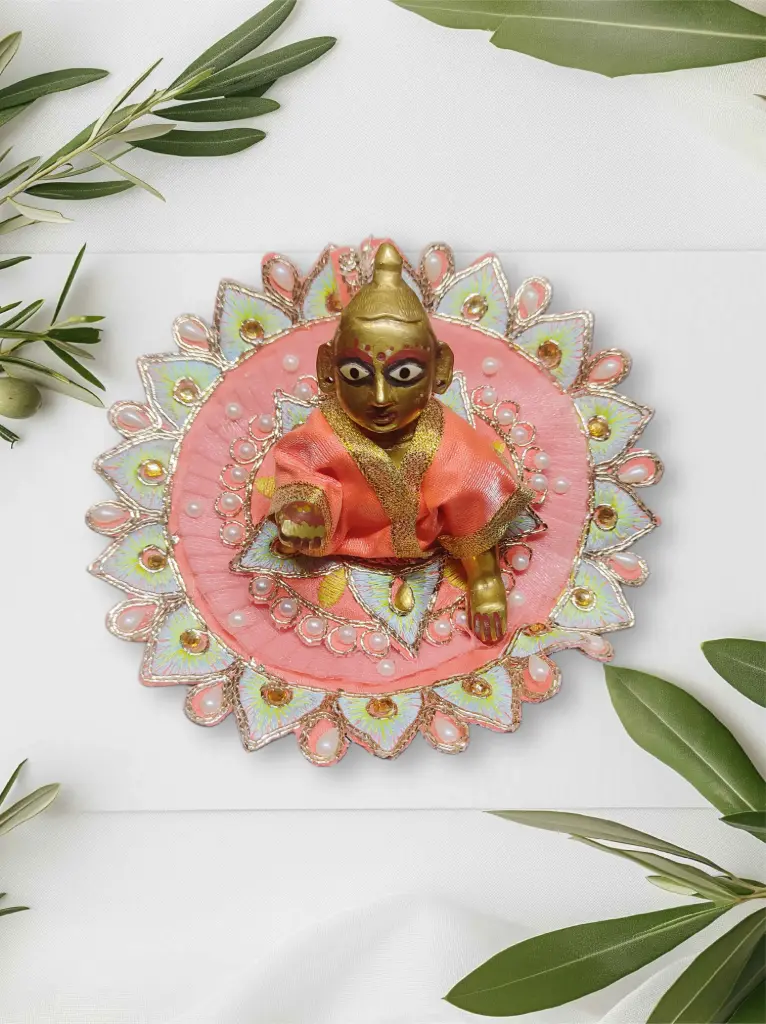 🌟 Elegant Ladoo Gopal Dress – Size 4 Collection