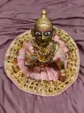 Golden Grace Ladoo Gopal Vastra with Bansuri & Necklace – Size 1