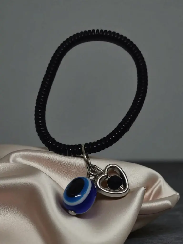 Evil Eye Heart Charm Bracelet – Love & Protection | RSP Collections