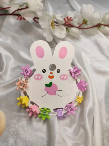 🐰 Bunny Mini Clature Set – 10 Pieces