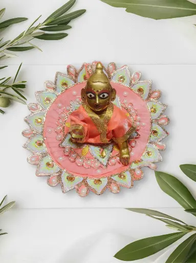 🌟 Elegant Ladoo Gopal Dress – Size 4 Collection