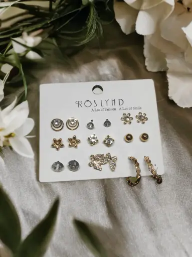 Roslynd 9-in-1 Earring Set